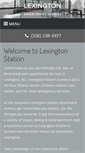 Mobile Screenshot of lexingtonstationapts.com